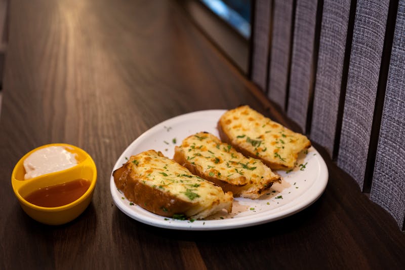 Garlic Cheese Bread fresh from the oven
