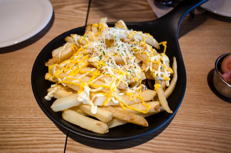 Loaded Cheese Fries with toppings